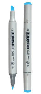 Sketchmarker Маркер двухсторонний на спиртовой основе FL5 Флуорисцентный синий