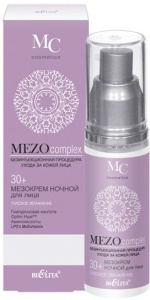 Bielita Mezocomplex Мезокрем для лица ночной 30+, 50 мл