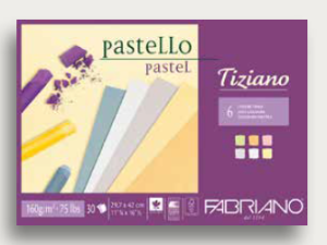 Fabriano Альбом для пастели Tiziano 21х29.7см 30л 160гр 6 цветов