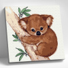 Molly Картина по номерам 20х20см Маленькая коала