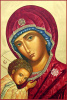 Гранни Алмазная мозаика на холсте 20x30см Богоматерь