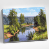 Molly Картина по номерам 40х50см Прищепа Проточная река