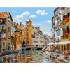 Белоснежка Картина по номерам на холсте 40х50см Анси. Набережная Иль