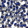 Krimp Рондель 2х3мм хрустальное стекло 200шт Серый ультрамарин