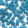 Krimp Кубик 4х4мм хрустальное стекло 45шт Голубой матовый