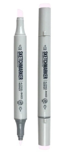 Sketchmarker Маркер двухсторонний на спиртовой основе R35 Серебристо-розовый