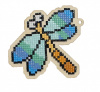 Гранни Подвеска алмазная 8.8х9.3см Стрекоза