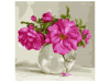 Molly Картина по номерам 30х30см Бузин Розовый букет
