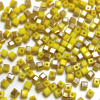 Krimp Кубик 2х2мм хрустальное стекло 100шт Желтый мульти