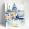 Molly Картина по номерам 15х20см Нева Исаакиевский собор