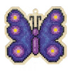 Гранни Подвеска алмазная 10.8х10.3см Бабочка Неон Wp0117