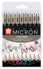 Sakura Набор капиллярных ручек Pigma Micron 9цв 0.45мм