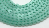 Krimp Пайетки на нитях d4мм пластик 1м Мятный матовый