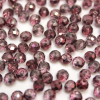 Krimp Рондель 2х3мм хрустальное стекло 180шт Аметист