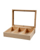 Timberlicious Заготовка деревянная 22х32х7см Органайзер вид 1 с крышкой из оргстекла