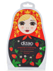 Dizao Маска - лифтинг для лица Клубника и коллаген, черная, 25 г