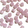Krimp Кубик 4х4мм хрустальное стекло 45шт Розовый матовый