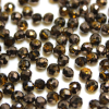 Krimp Рондель 2х3мм хрустальное стекло 200шт Шоколадно-коричневый