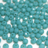 Krimp Рондель 4х3мм хрустальное стекло 140шт Бирюзовый матовый