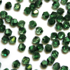 Krimp Биконус 4х4мм хрустальное стекло 90шт Зеленый/электрик