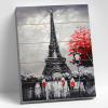 Molly Картина по номерам на дереве 40х50см Вечер в Париже