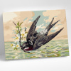 Molly Картина по номерам 15х20см Ласточка