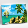 Molly Картина по номерам 30х40см Сейшельские острова