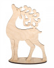 Timberlicious Заготовка фанера 24.5х9х35см Олень на подставке