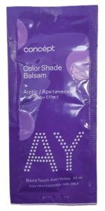 Concept Anti - Yellow Бальзам оттеночный Эффект арктический блонд 2021, 15 мл