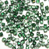 Krimp Кубик 2х2мм хрустальное стекло 100шт Зеленый электрик