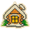Гранни Подвеска алмазная Уютный домик Wp0526