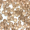 Krimp Рондель 2х3мм хрустальное стекло 200шт Пепел розы