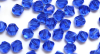 Krimp Биконус 2х2мм хрустальное стекло 100шт Синий