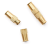 Krimp Замок винтовой 15мм латунь Золото 5шт