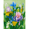Белоснежка Картина по номерам 30х40см Нежные ирисы