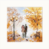 Алиса Набор для вышивания крестом 7х7см 0-220 Осень в городе Старый парк