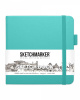 Sketchmarker Блокнот для зарисовок 12х12см 80л 140гр твердая обложка Аквамарин