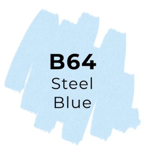 Sketchmarker Маркер двухсторонний на спиртовой основе B64 Синяя сталь