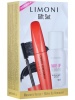 LIMONI Gift Set Набор Тушь для ресниц Rosso, Средство для снятия макияжа Мягкий Уход