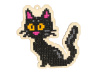 Гранни Подвеска алмазная 9.6х9.5см Черная кошка Wp0193