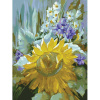 Белоснежка Картина по номерам на картоне 30х40см Подсолнух