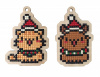 Гранни Подвеска алмазная 5х8см Новогодние котята