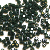 Krimp Кубик 2х2мм хрустальное стекло 100шт Зеленая патина