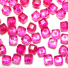 Krimp Кубик 4х4мм хрустальное стекло 45шт Фуксия АВ