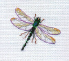 Алиса Набор для вышивания крестом 8х6см 0-161 Стрекоза