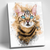 Molly Картина по номерам цветной холст 30х40см Бразильская кошка