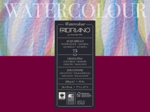 Fabriano Альбом для акварели 24x32см 75л 200гр Watercolour Studio Фин 