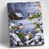 Molly Картина по номерам 30х40см Зимний лес