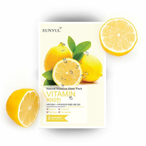 EUNYUL Маска для лица тканевая с витаминами, освежающая, 22 мл