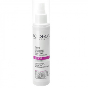 Kora Phytocosmetics Тоник для жирной проблемной кожи с АНА и ВНА кислотами, 150 мл